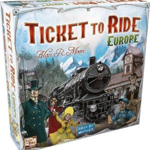 Asmodee Ticket to Ride: Europe Board Game - Strategic Railway Adventure, Ages 8+