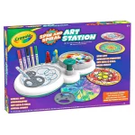 Crayola Spin and Spiral Art Station, Creative Spin Art & Spiral Drawing Kit, Ages 6+
