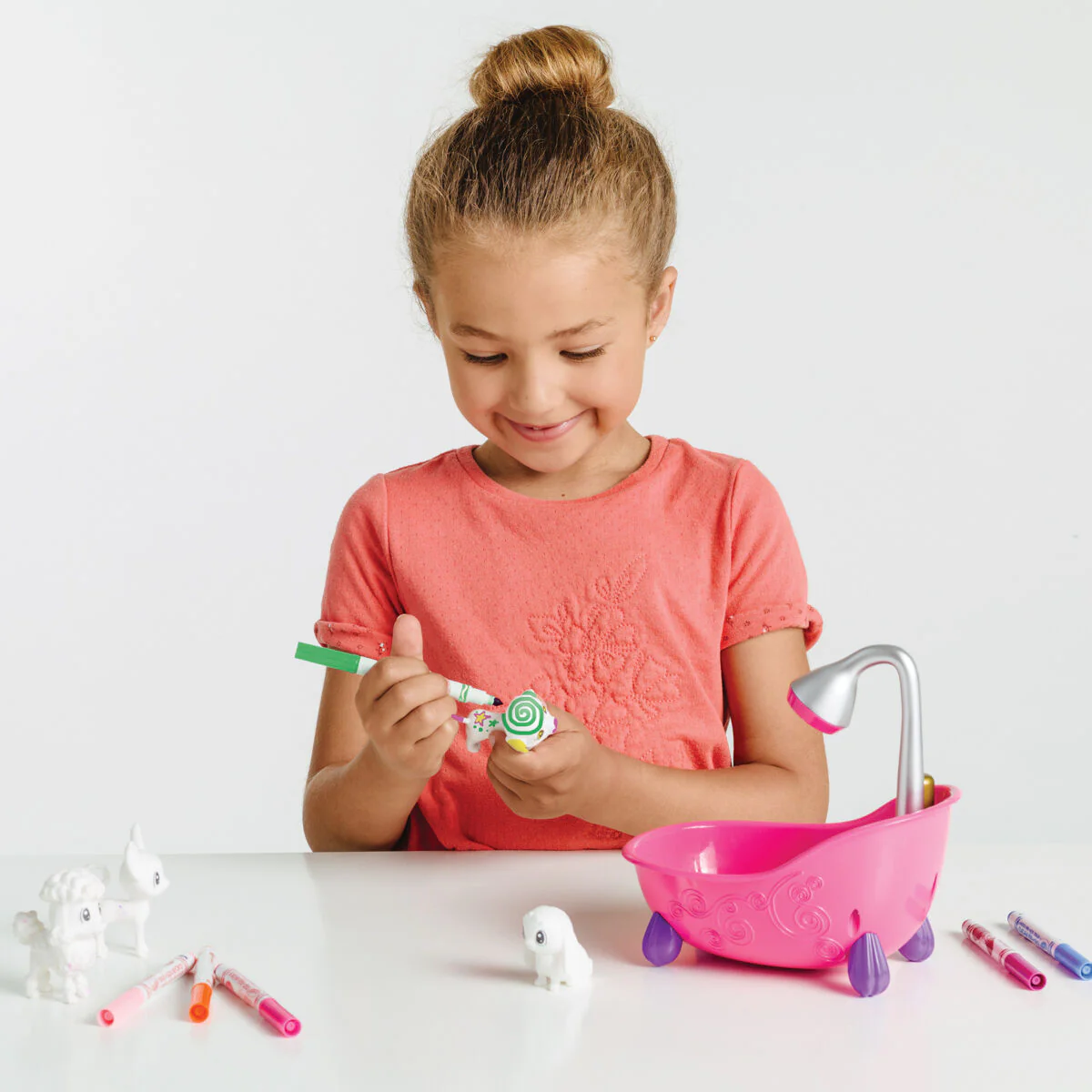 Crayola Washimals Pets Bathtub Set – Color, Wash & Reuse Creative Toy, Ages 3+ - Image 3