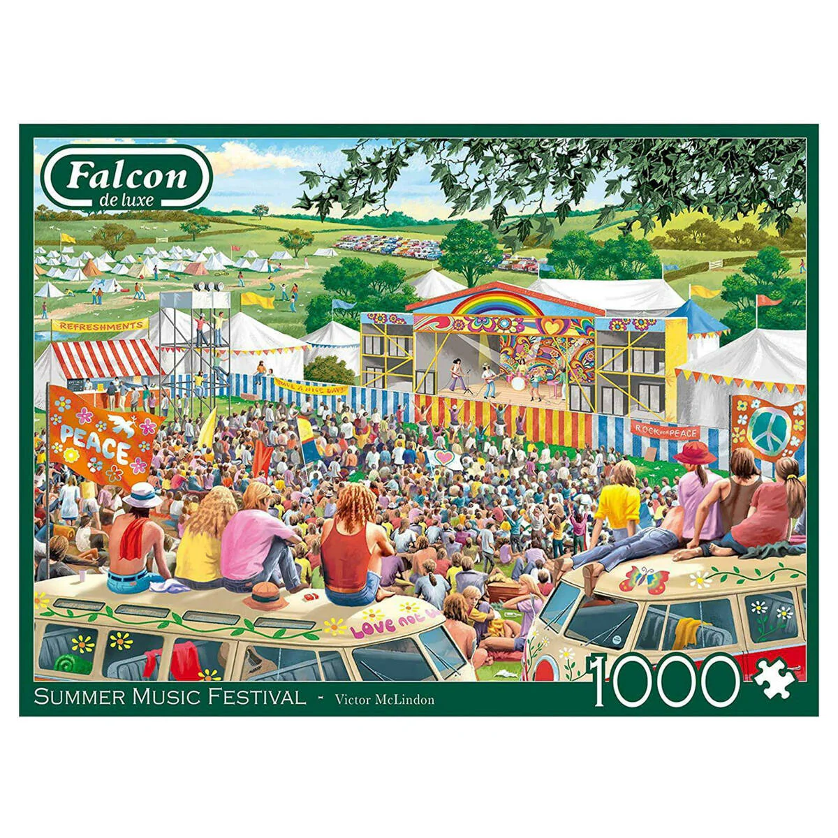 Falcon de luxe Summer Music Festival Puzzle 1000 Piece Jigsaw, Adults and Families - Image 3