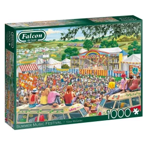 Falcon de luxe Summer Music Festival Puzzle 1000 Piece Jigsaw, Adults and Families