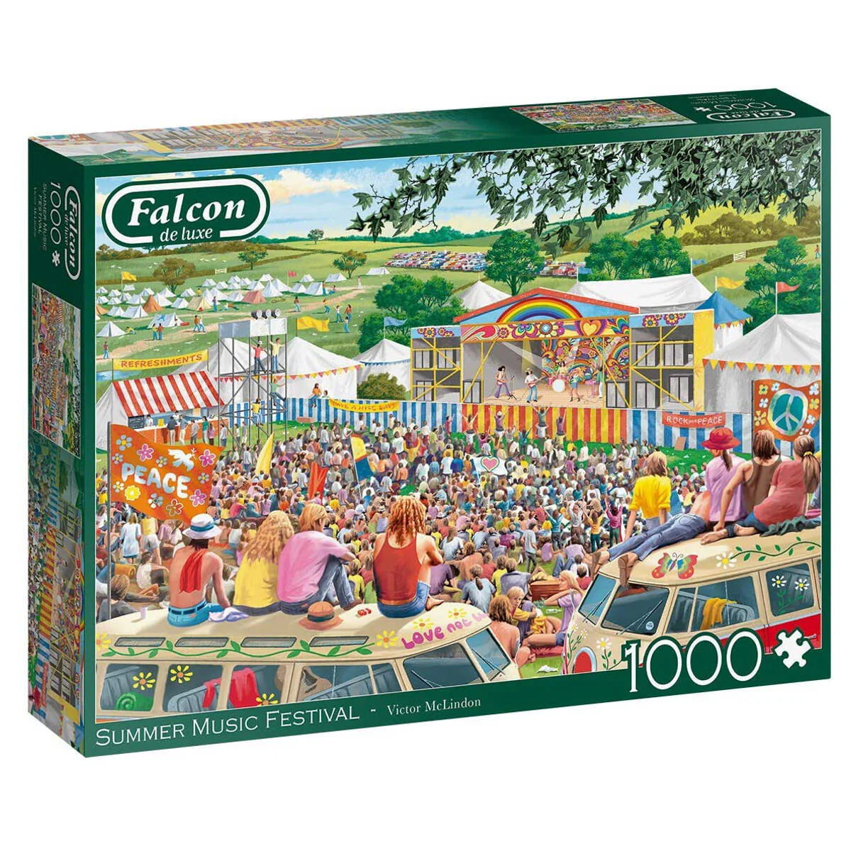 Falcon de luxe Summer Music Festival Puzzle 1000 Piece Jigsaw, Adults and Families