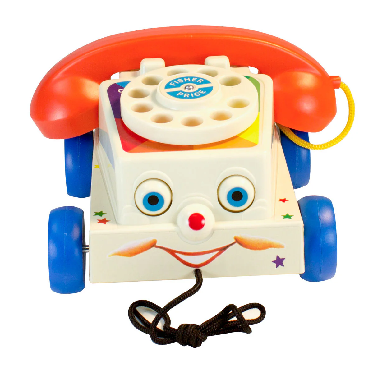 Fisher Price Classic Toys Chatter Phone,Pull Along Pretend Play Telephone, Ages 12 Months+ - Image 4