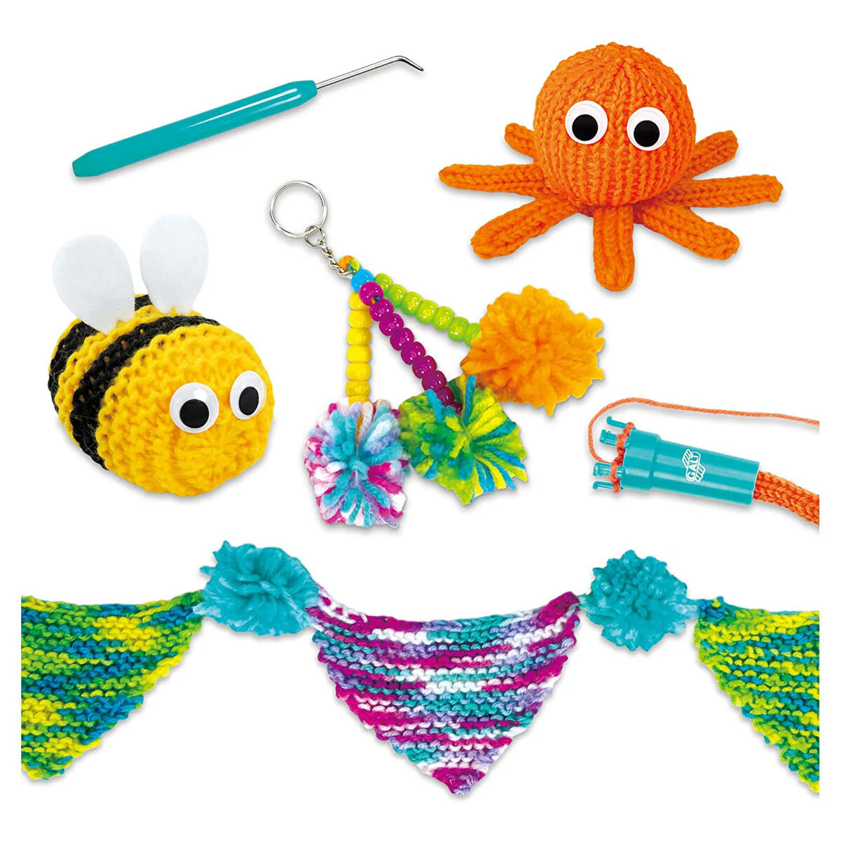 Galt First Knitting Kit, Creative Craft Set, Ages 6+ - Image 3