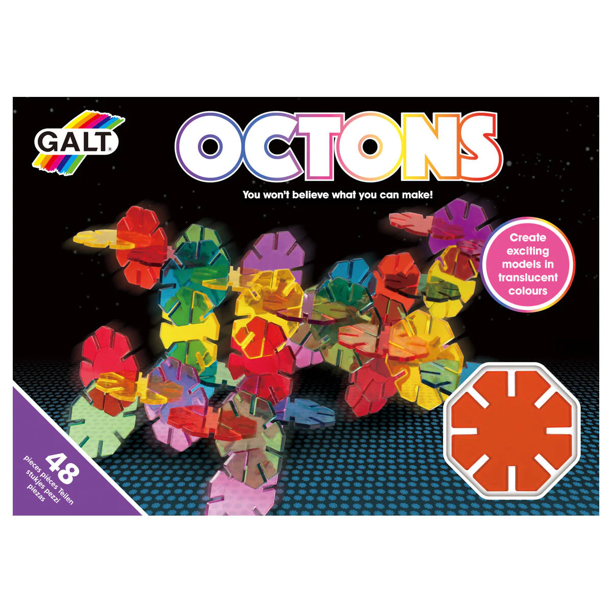 Galt Octons Construction Set, Creative Building Toy, Ages 4+ - Image 5