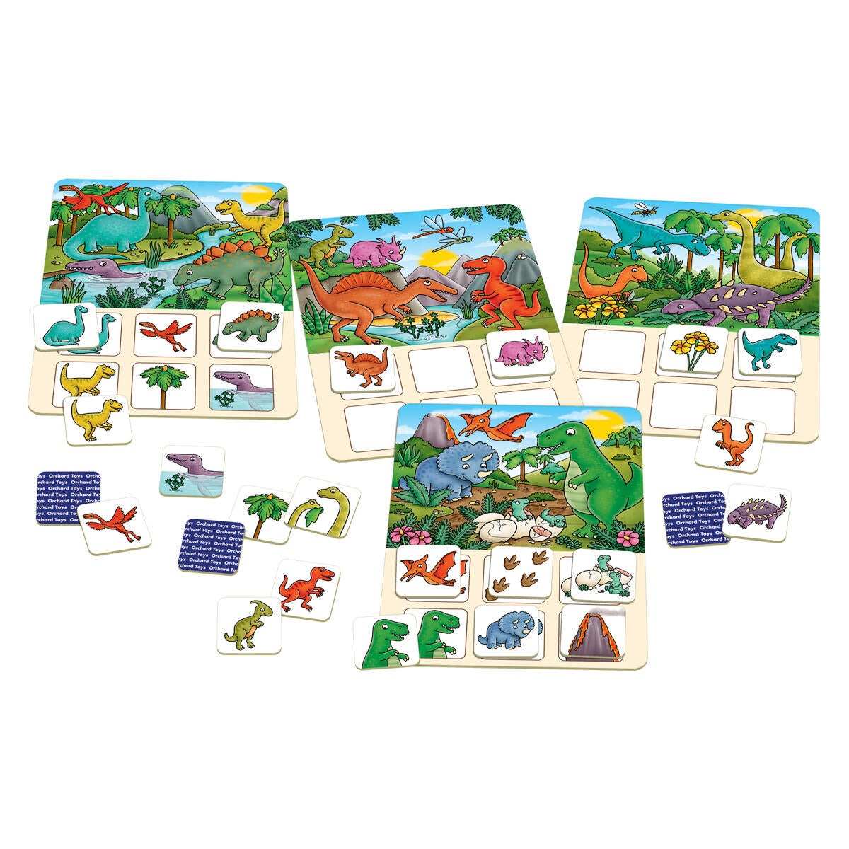 Orchard Toys Dinosaur Lotto Game – Fun Dinosaur Matching & Memory Game for Kids, Ages 3–7 - Image 2