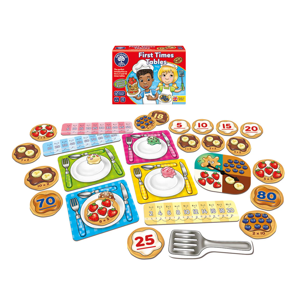 Orchard Toys First Times Tables Game: Fun Math Learning Board Game, Ages 5–8 - Image 3