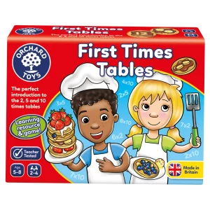Orchard Toys First Times Tables Game: Fun Math Learning Board Game, Ages 5–8