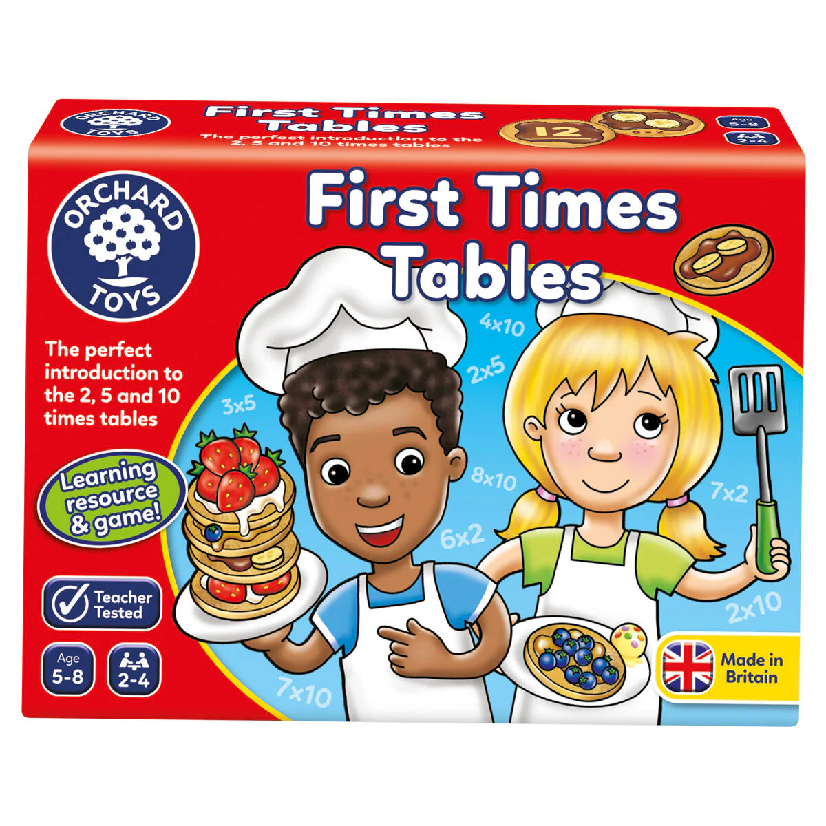 Orchard Toys First Times Tables Game: Fun Math Learning Board Game, Ages 5–8