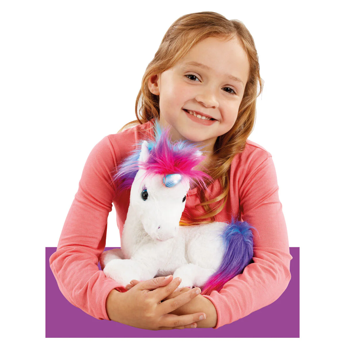 Vivid AniMagic Rainbow My Glowing Unicorn Interactive Pet, Magical Light Up Toy, Ages 3+ - Image 3