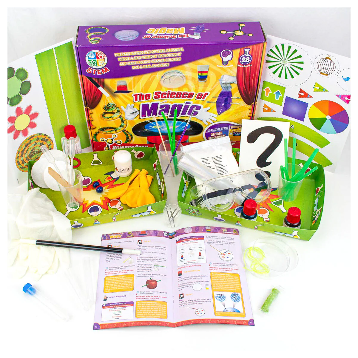 Vivid The Science of Magic Set: Fun STEM Magic Tricks Kit, Ages 8+ - Image 2