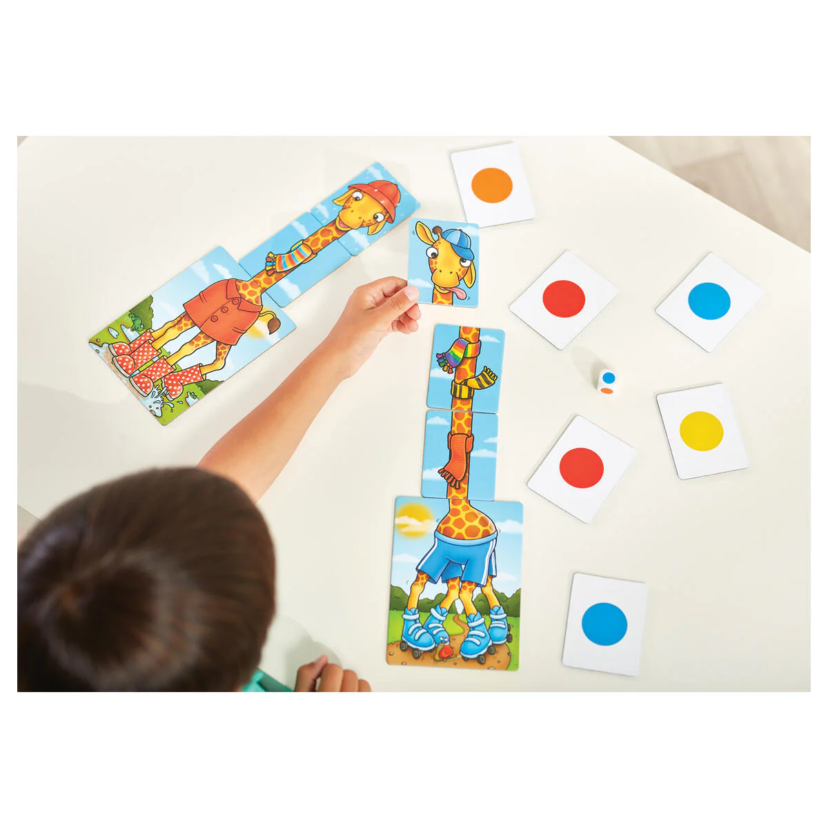 Orchard Toys Giraffes in Scarves Game, Counting & Matching Board Game for Kids Ages 4–7 - Image 4
