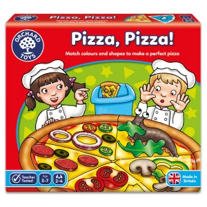 Orchard Toys Pizza, Pizza Game, Matching & Topping Board Game for Kids Ages 3–7