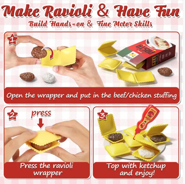 Castle Pretend Play Food Set – Realistic Kitchen Playset for Kids, BPA-Free Educational Toy for Ages 3–6 - Image 5